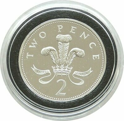 2000 Millennium Prince of Wales 2p Silver Proof Coin 2000 Millennium Prince of Wales 2p Silver Proof Coin