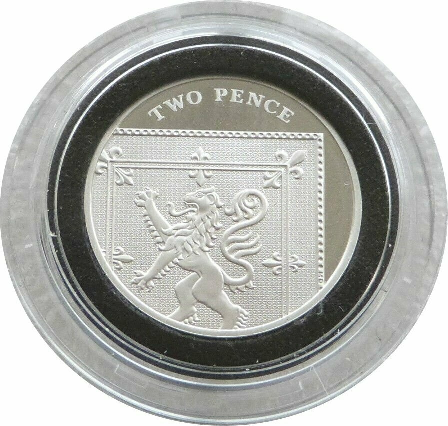 2009 Royal Shield of Arms 2p Silver Proof Coin 2009 Royal Shield of Arms 2p Silver Proof Coin