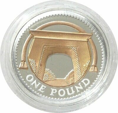 2008 Egyptian Arch Bridge £1 Silver Gold Proof Coin 2008 Egyptian Arch Bridge £1 Silver Gold Proof Coin