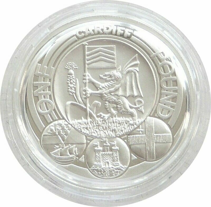 2011 Capital Cities of the UK Cardiff £1 Silver Proof Coin 2011 Capital Cities of the UK Cardiff £1 Silver Proof Coin