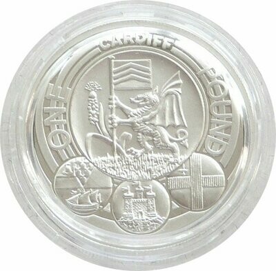 2011 Capital Cities of the UK Cardiff £1 Silver Proof Coin 2011 Capital Cities of the UK Cardiff £1 Silver Proof Coin