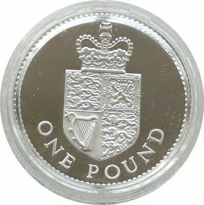 2013 Crowned Royal Shield £1 Silver Proof Coin