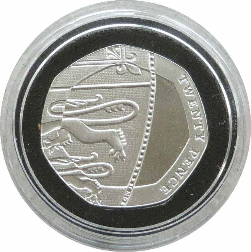 2011 Royal Shield of Arms 20p Silver Proof Coin 2011 Royal Shield of Arms 20p Silver Proof Coin