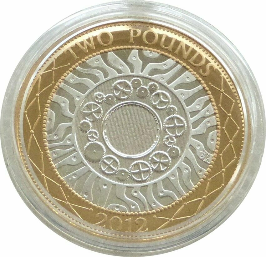 2012 Diamond Jubilee Shoulders of Giants £2 Silver Proof Coin