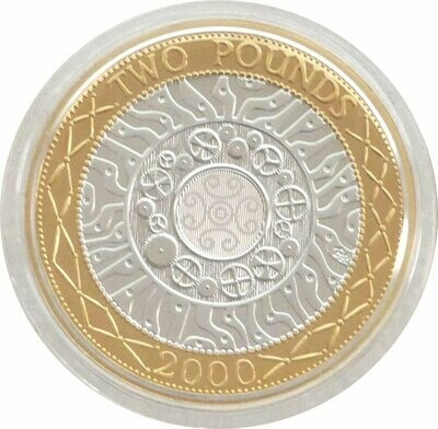 2000 Shoulders of Giants £2 Silver Proof Coin 2000 Shoulders of Giants £2 Silver Proof Coin