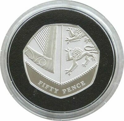 2009 Royal Shield of Arms 50p Silver Proof Coin 2009 Royal Shield of Arms 50p Silver Proof Coin