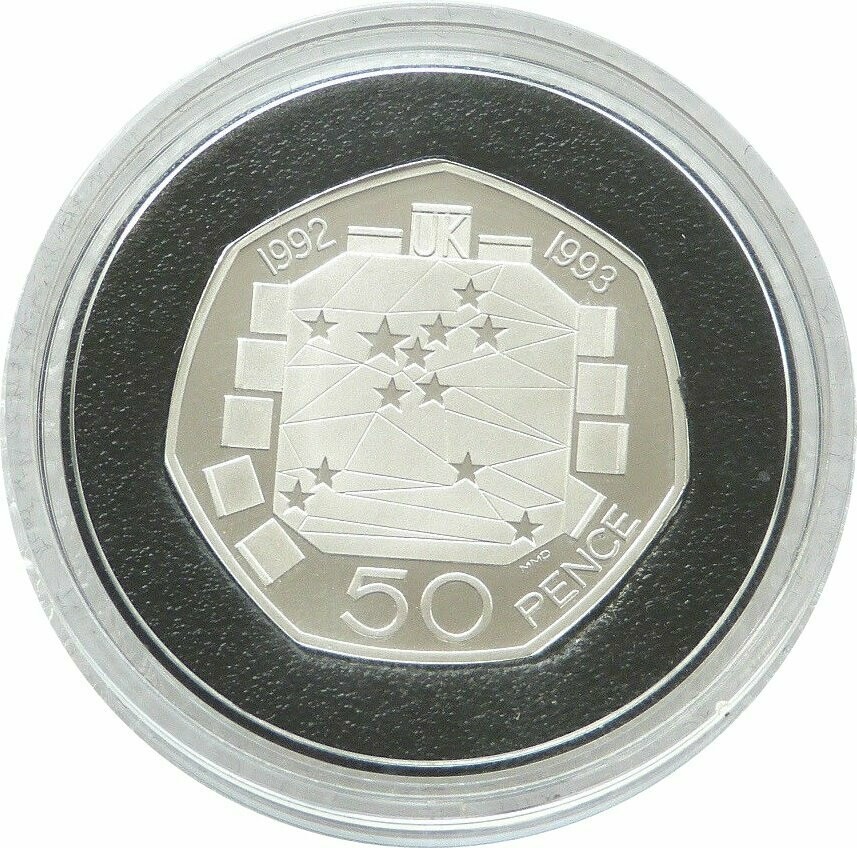 2009 European Presidency 50p Silver Proof Coin 2009 European Presidency 50p Silver Proof Coin