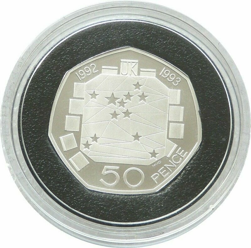 2009 European Presidency 50p Silver Proof Coin 2009 European Presidency 50p Silver Proof Coin