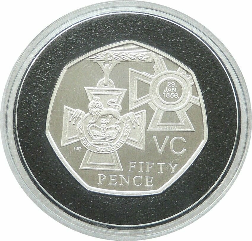 2009 Victoria Cross Award 50p Silver Proof Coin - 2006 2009 Victoria Cross Award 50p Silver Proof Coin - 2006
