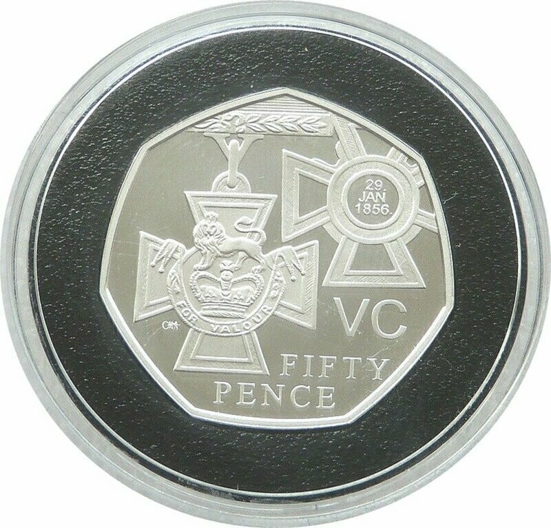 2009 Victoria Cross Award 50p Silver Proof Coin - 2006 2009 Victoria Cross Award 50p Silver Proof Coin - 2006