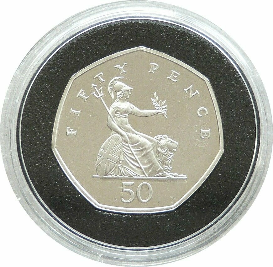1997 Britannia Large 50p Silver Proof Coin 1997 Britannia Large 50p Silver Proof Coin