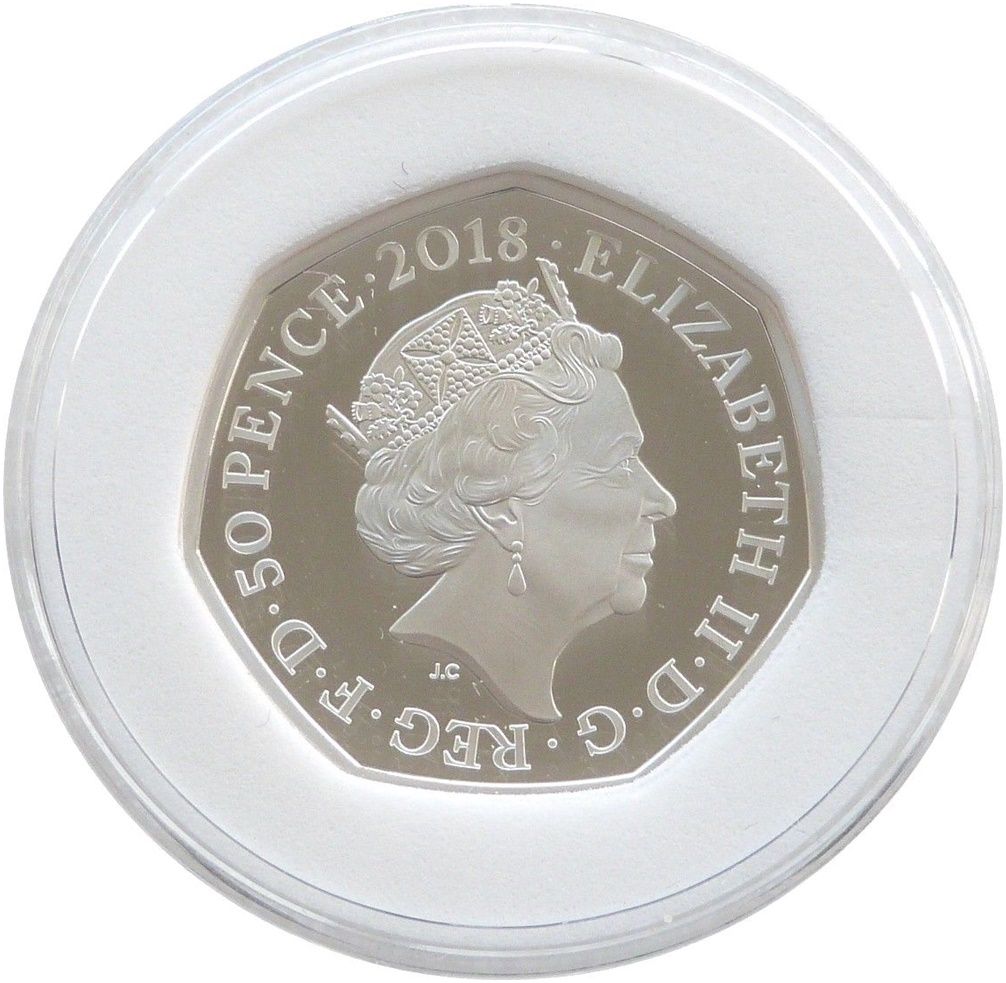 2018 Paddington at the Station 50p Silver Proof Coin Box Coa