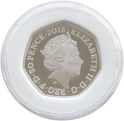 2018 Paddington at the Station 50p Silver Proof Coin Box Coa