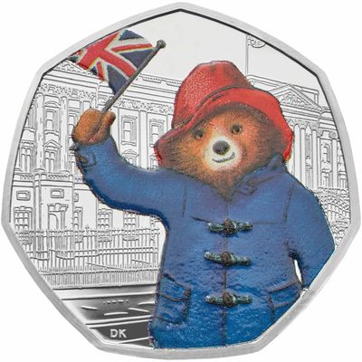 2018 Paddington at Buckingham Palace 50p Silver Proof Coin Box Coa