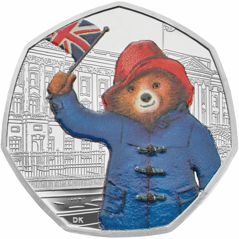 2018 Paddington at Buckingham Palace 50p Silver Proof Coin Box Coa
