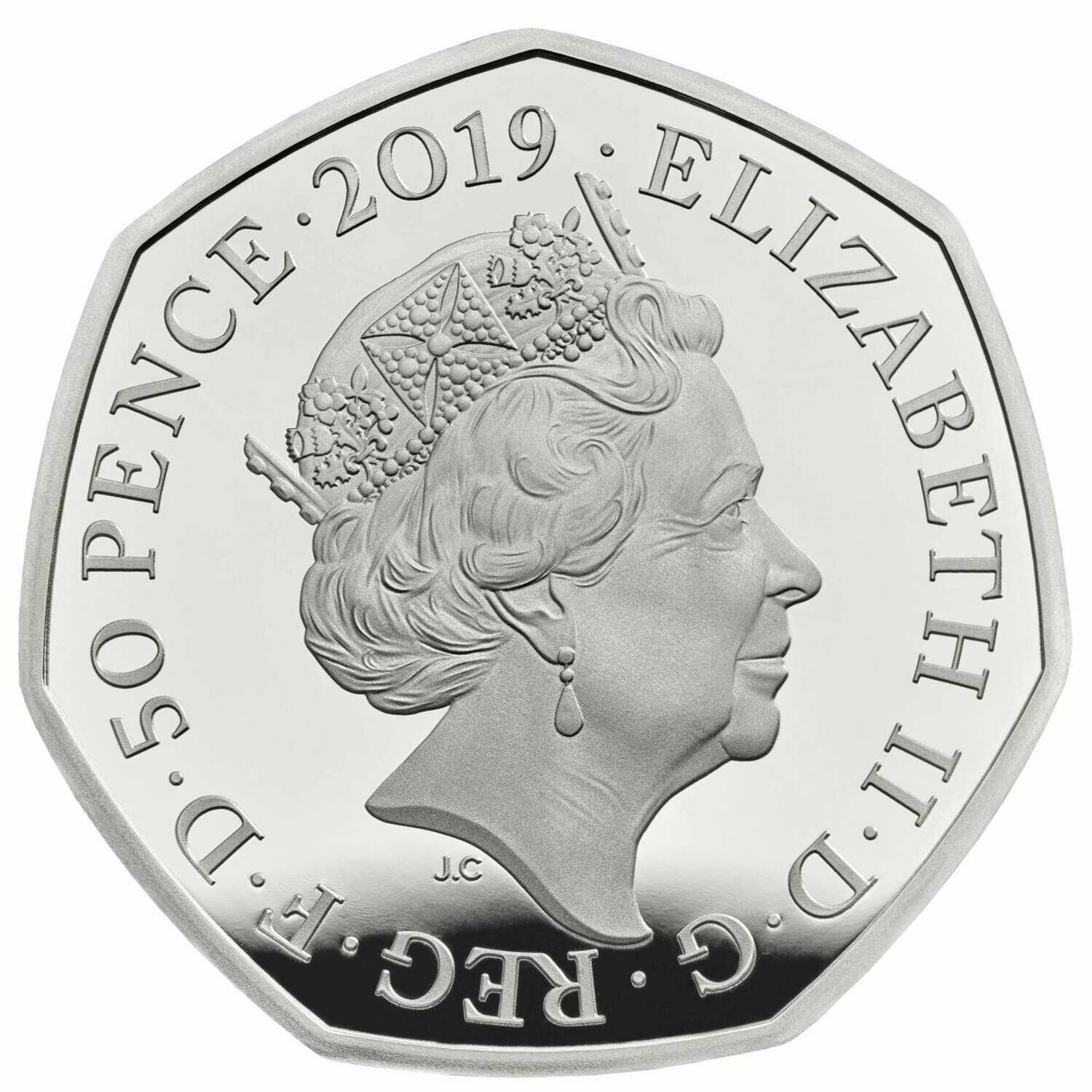 The Gruffalo 20周年記念 50ペンス硬貨 2019 The Gruffalo 20th Anniversary 50p Silver Proof Coin Box Coa