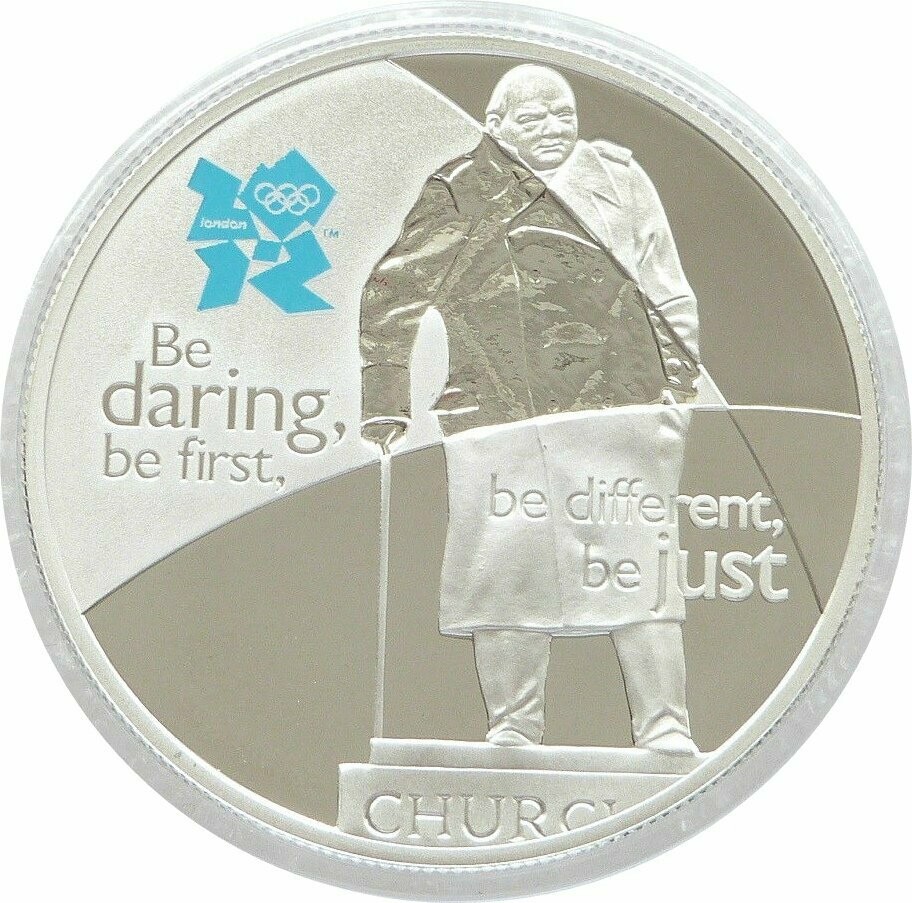 2010 London Olympic Games Winston Churchill £5 Silver Proof Coin 2010 London Olympic Games Winston Churchill £5 Silver Proof Coin