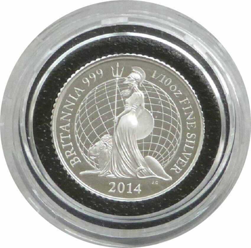 2014 Britannia 20p Silver Proof 1/10oz Coin 2014 Britannia 20p Silver Proof 1/10oz Coin