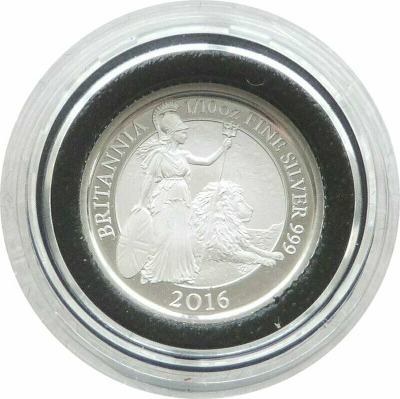 2016 Britannia 20p Silver Proof 1/10oz Coin 2016 Britannia 20p Silver Proof 1/10oz Coin