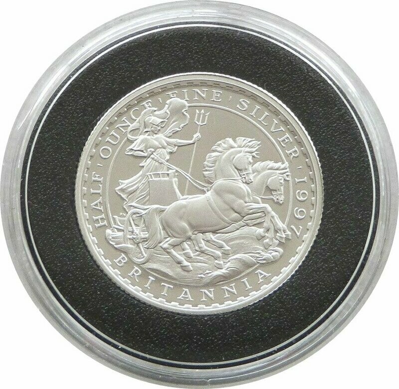 1997 Britannia £1 Silver Proof 1/2oz Coin 1997 Britannia £1 Silver Proof 1/2oz Coin