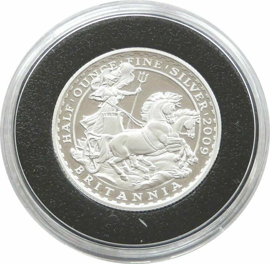 2009 Britannia £1 Silver Proof 1/2oz Coin 2009 Britannia £1 Silver Proof 1/2oz Coin