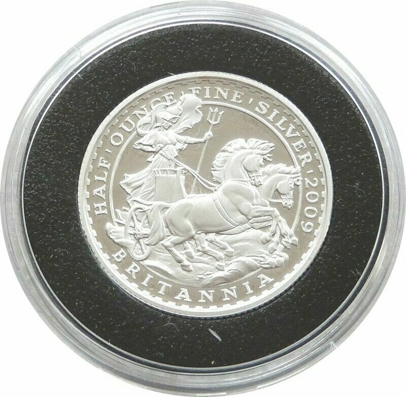 2009 Britannia £1 Silver Proof 1/2oz Coin 2009 Britannia £1 Silver Proof 1/2oz Coin