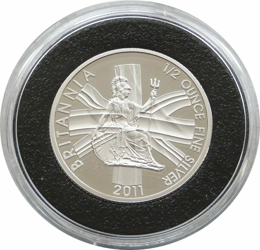 2011 Britannia £1 Silver Proof 1/2oz Coin 2011 Britannia £1 Silver Proof 1/2oz Coin