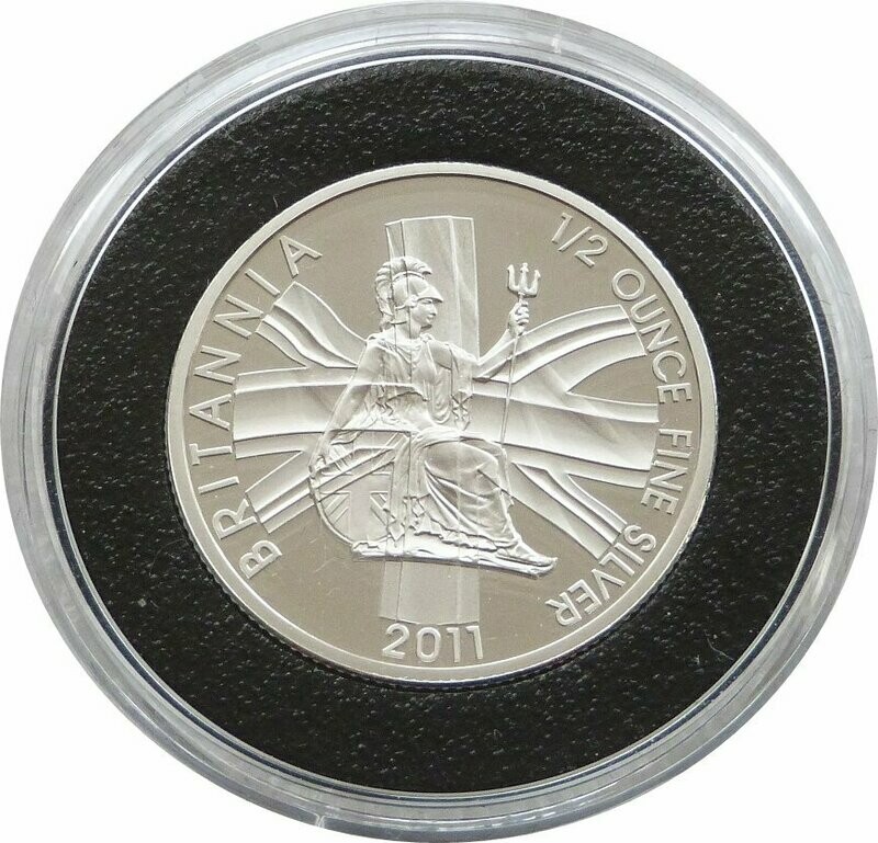2011 Britannia £1 Silver Proof 1/2oz Coin 2011 Britannia £1 Silver Proof 1/2oz Coin