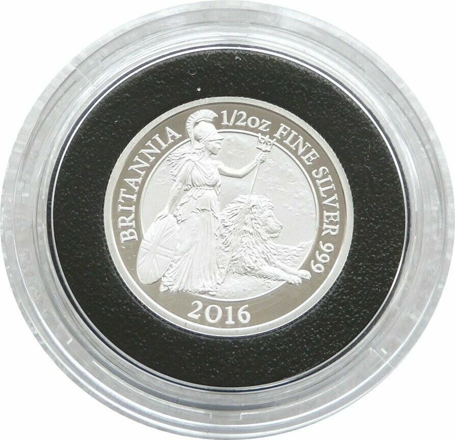 2016 Britannia £1 Silver Proof 1/2oz Coin 2016 Britannia £1 Silver Proof 1/2oz Coin