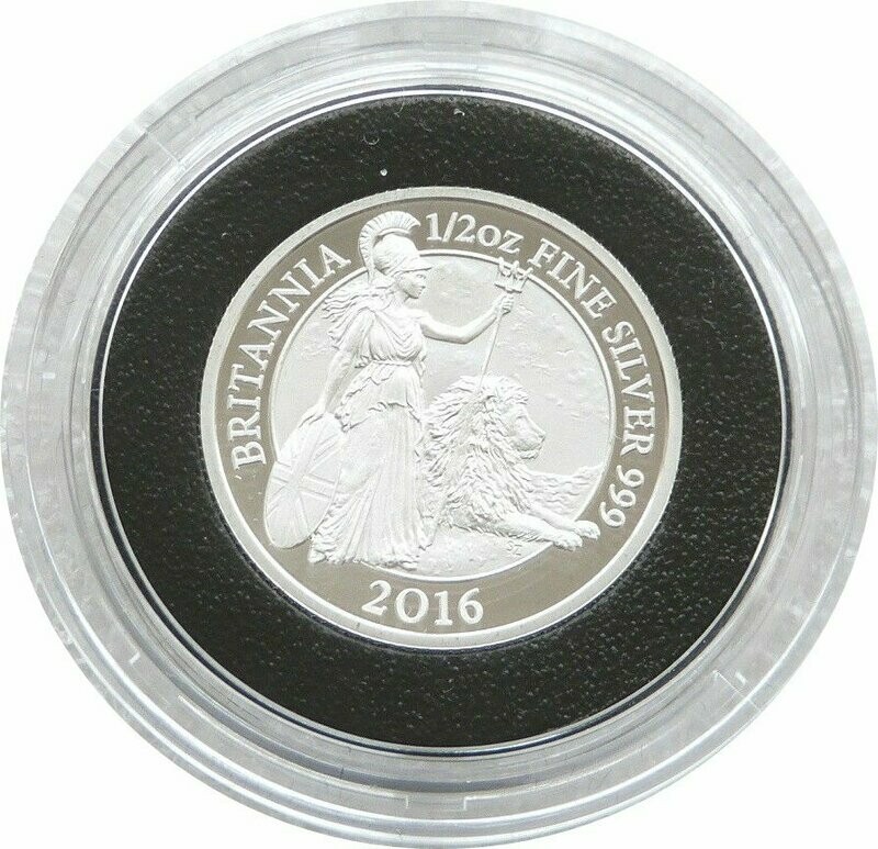 2016 Britannia £1 Silver Proof 1/2oz Coin 2016 Britannia £1 Silver Proof 1/2oz Coin