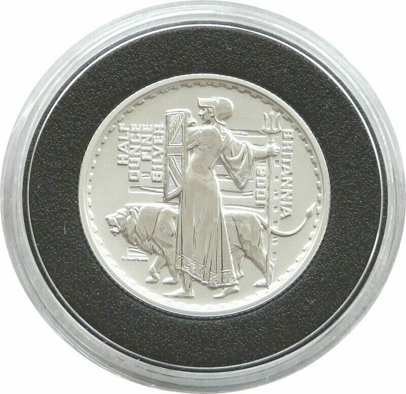 2001 Britannia £1 Silver Proof 1/2oz Coin 2001 Britannia £1 Silver Proof 1/2oz Coin