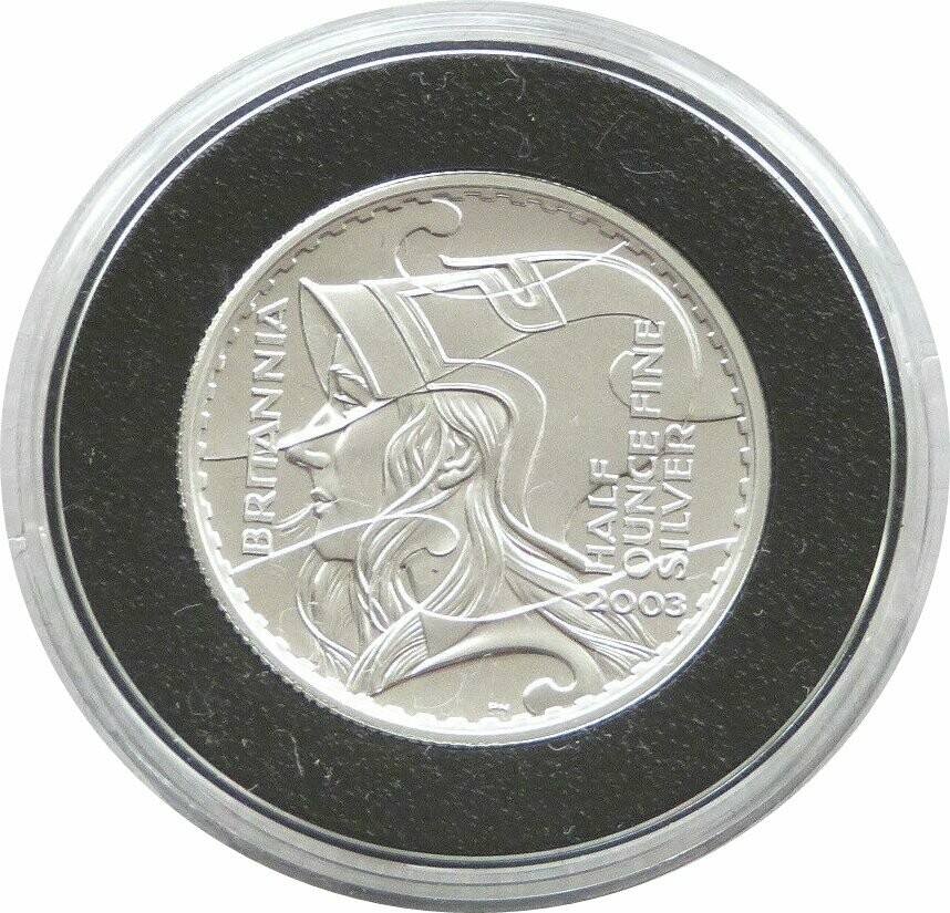2003 Britannia £1 Silver Proof 1/2oz Coin 2003 Britannia £1 Silver Proof 1/2oz Coin