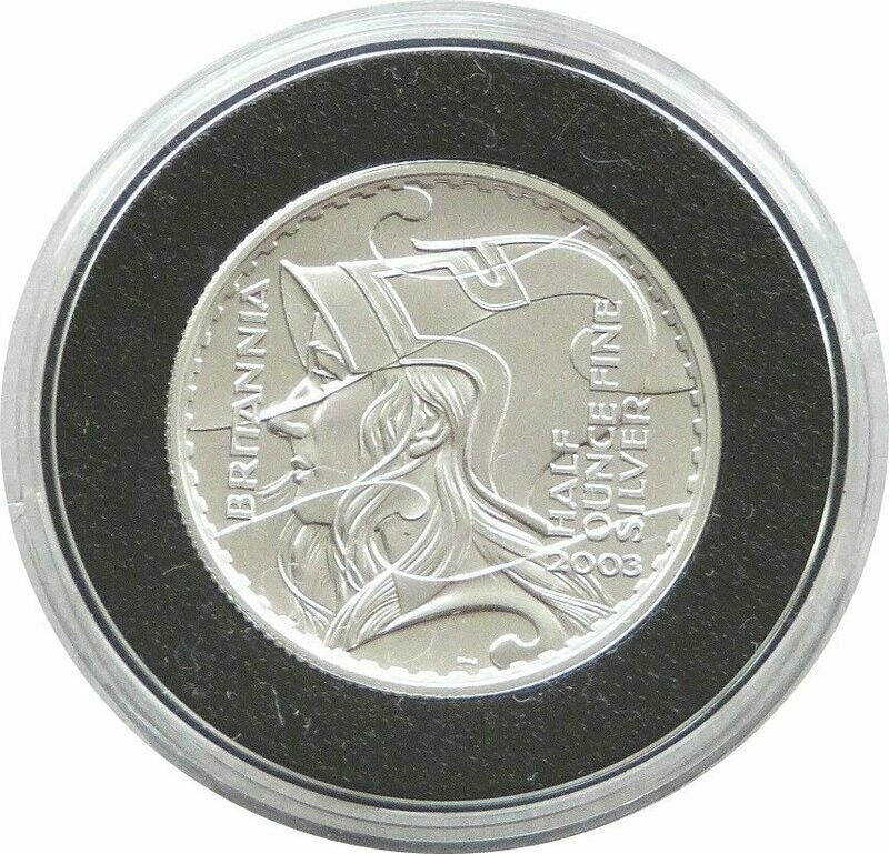2003 Britannia £1 Silver Proof 1/2oz Coin 2003 Britannia £1 Silver Proof 1/2oz Coin