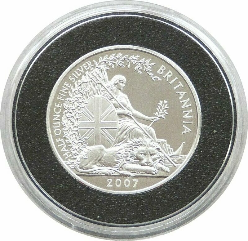 2007 Britannia £1 Silver Proof 1/2oz Coin 2007 Britannia £1 Silver Proof 1/2oz Coin