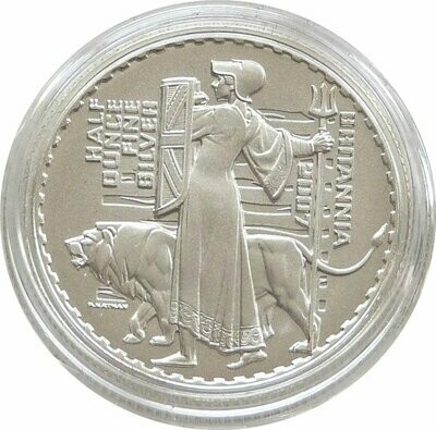 2007 Britannia £1 Silver Matte Proof 1/2oz Coin - 2001 Design 2007 Britannia £1 Silver Matte Proof 1/2oz Coin - 2001 Design