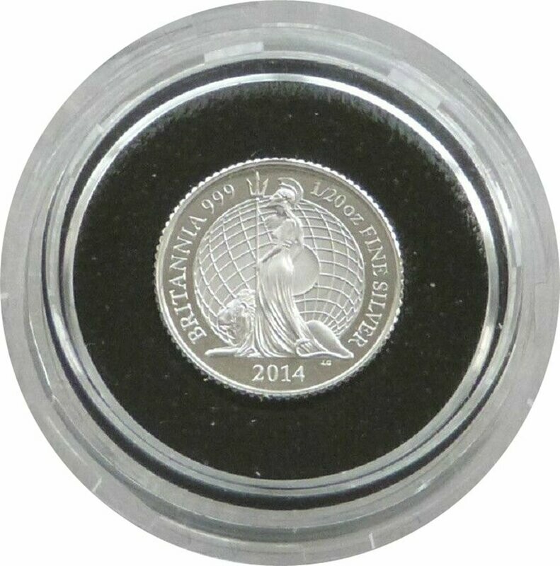 2014 Britannia 10p Silver Proof 1/20oz Coin 2014 Britannia 10p Silver Proof 1/20oz Coin