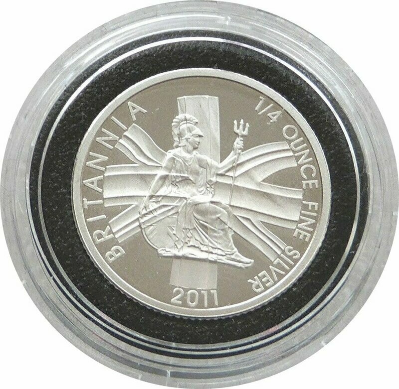 2011 Britannia 50p Silver Proof 1/4oz Coin 2011 Britannia 50p Silver Proof 1/4oz Coin