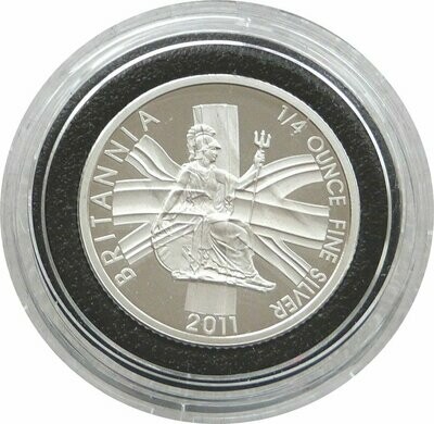 2011 Britannia 50p Silver Proof 1/4oz Coin 2011 Britannia 50p Silver Proof 1/4oz Coin