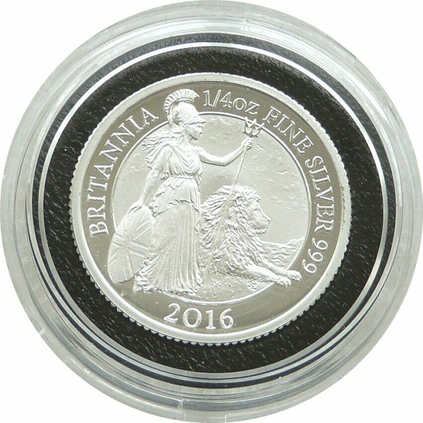 2016 Britannia 50p Silver Proof 1/4oz Coin 2016 Britannia 50p Silver Proof 1/4oz Coin
