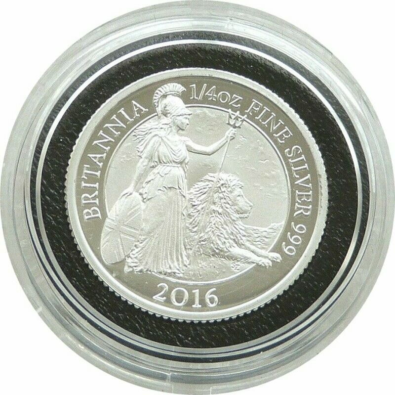 2016 Britannia 50p Silver Proof 1/4oz Coin 2016 Britannia 50p Silver Proof 1/4oz Coin