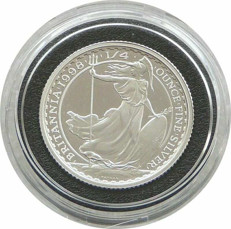 1998 Britannia 50p Silver Proof 1/4oz Coin 1998 Britannia 50p Silver Proof 1/4oz Coin