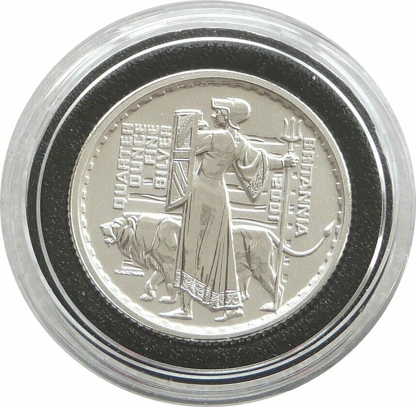 2001 Britannia 50p Silver Proof 1/4oz Coin 2001 Britannia 50p Silver Proof 1/4oz Coin