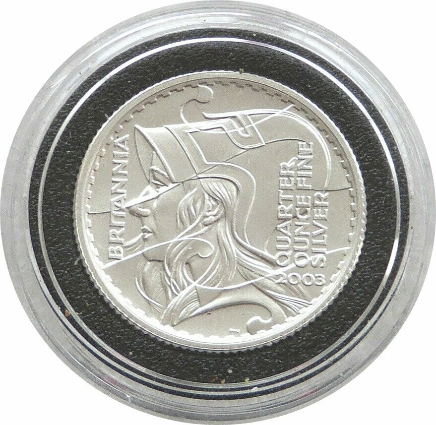 2003 Britannia 50p Silver Proof 1/4oz Coin 2003 Britannia 50p Silver Proof 1/4oz Coin