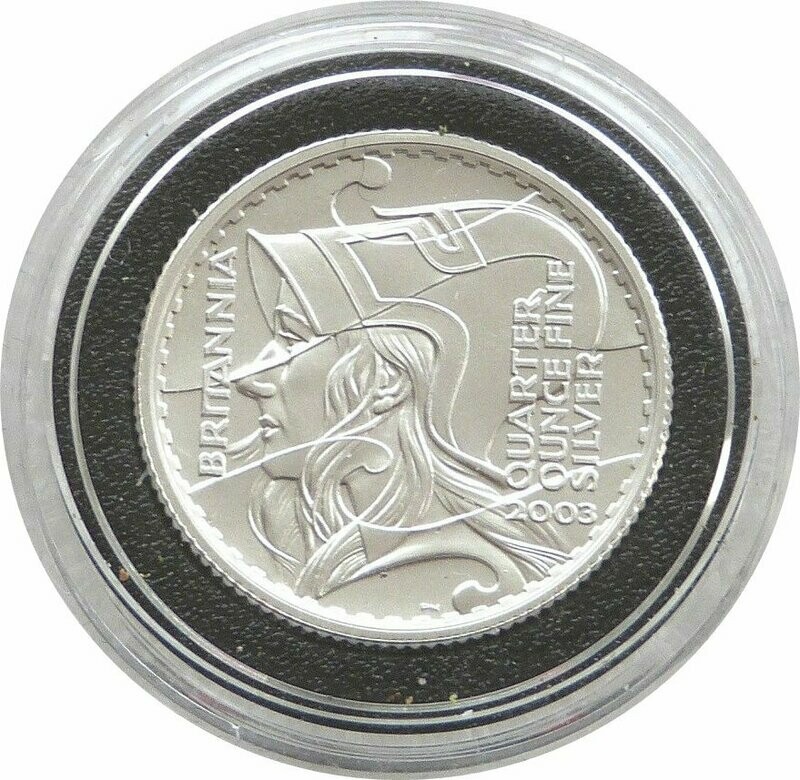 2003 Britannia 50p Silver Proof 1/4oz Coin 2003 Britannia 50p Silver Proof 1/4oz Coin