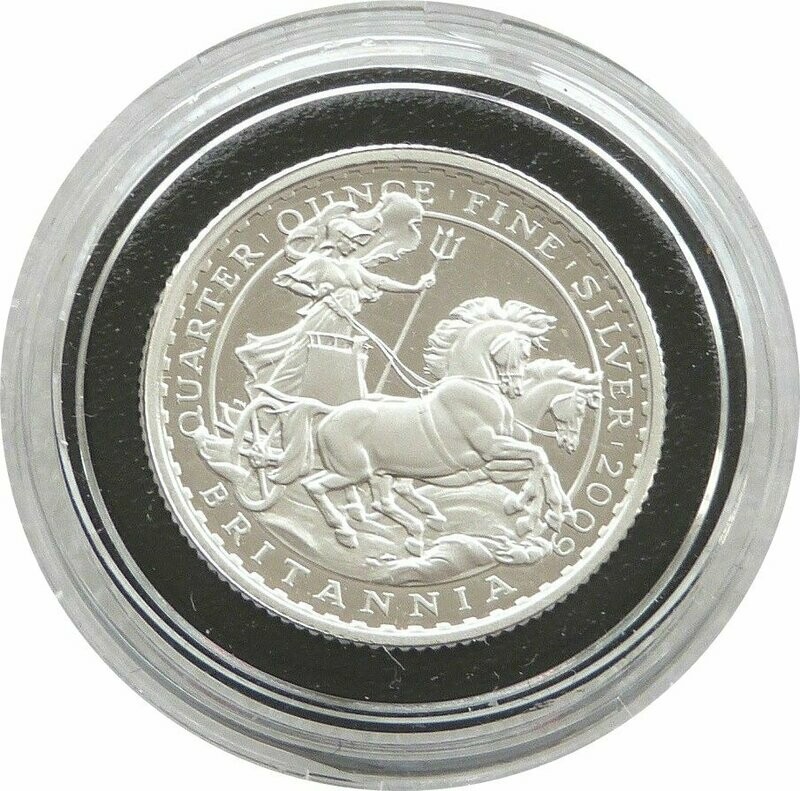 2009 Britannia 50p Silver Proof 1/4oz Coin 2009 Britannia 50p Silver Proof 1/4oz Coin