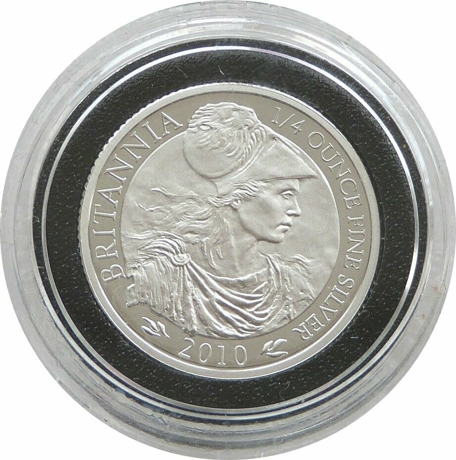 2010 Britannia 50p Silver Proof 1/4oz Coin 2010 Britannia 50p Silver Proof 1/4oz Coin