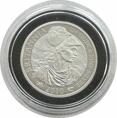 2010 Britannia 50p Silver Proof 1/4oz Coin 2010 Britannia 50p Silver Proof 1/4oz Coin