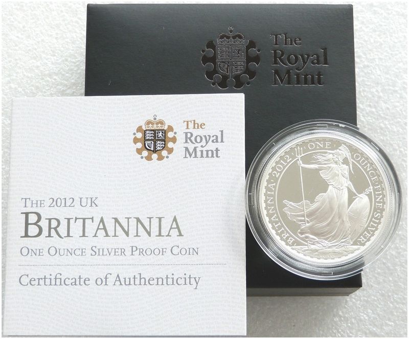 2012 Britannia £2 Silver Proof 1oz Coin Box Coa 2012 Britannia £2 Silver Proof 1oz Coin Box Coa