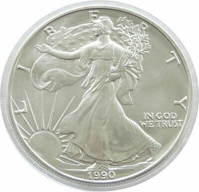 1990 American Eagle $1 Silver 1oz Coin 1990 American Eagle $1 Silver 1oz Coin