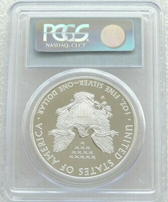 2008-W American Eagle $1 Silver Proof 1oz Coin PCGS PR69 DCAM
